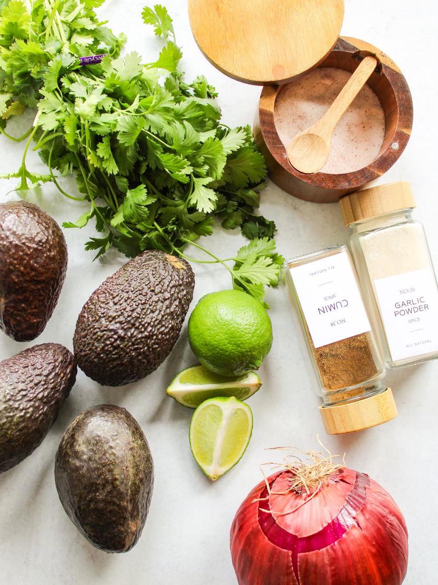 ingredients for guacamole