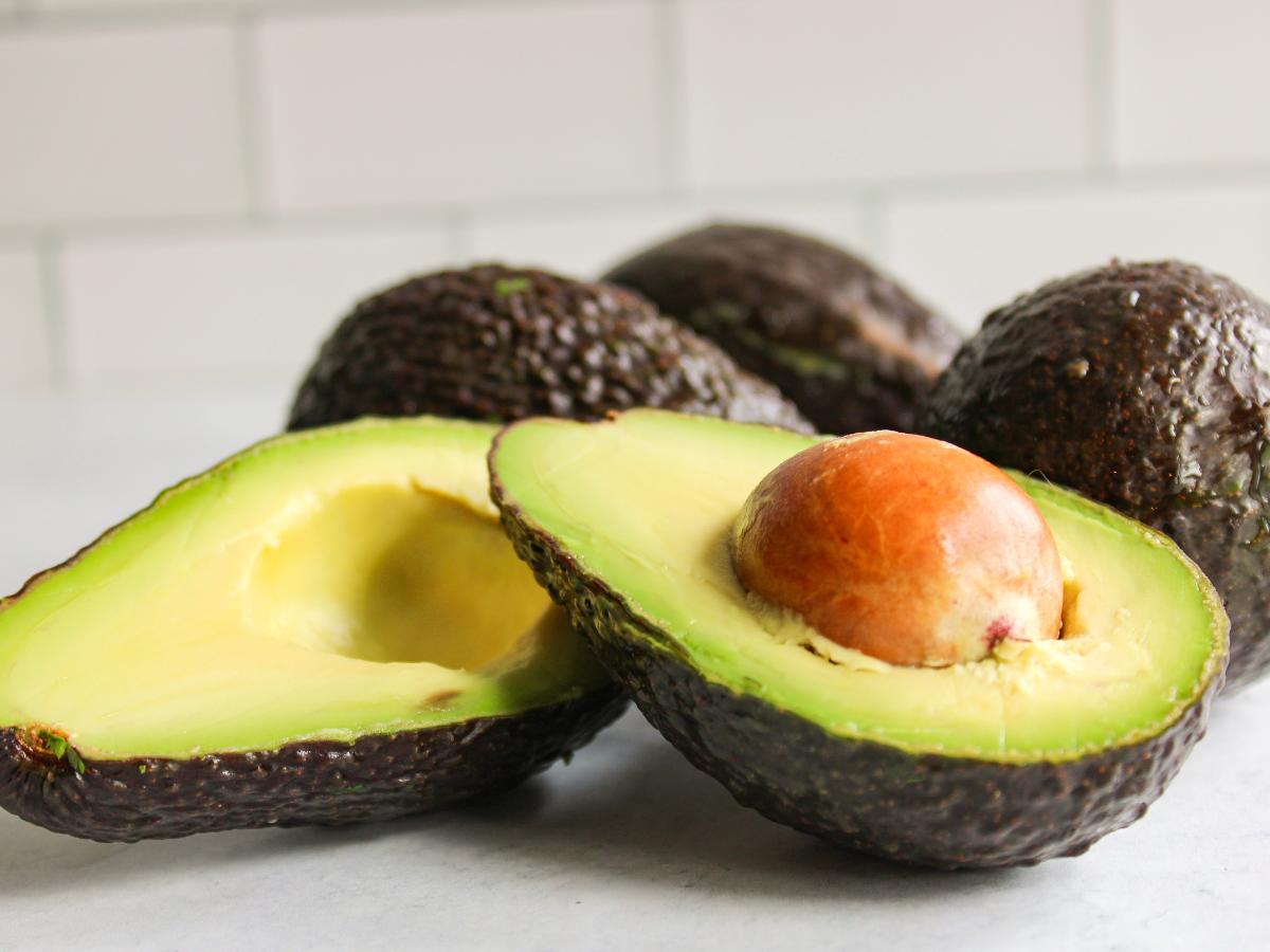 Close up on avocados