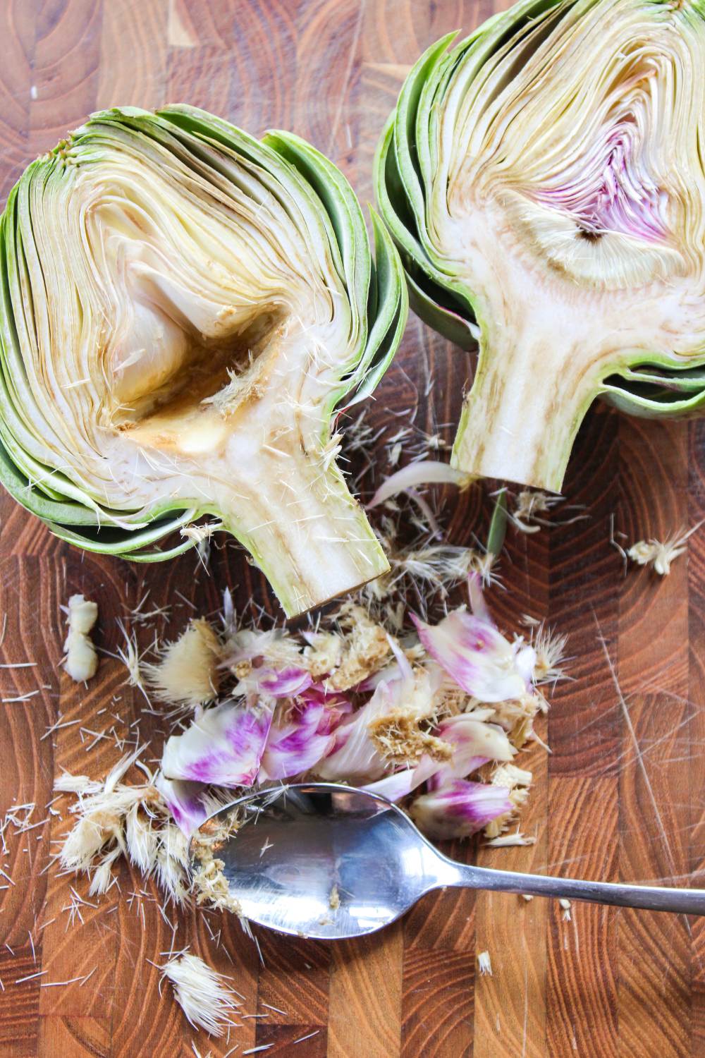 artichokes with choke removed