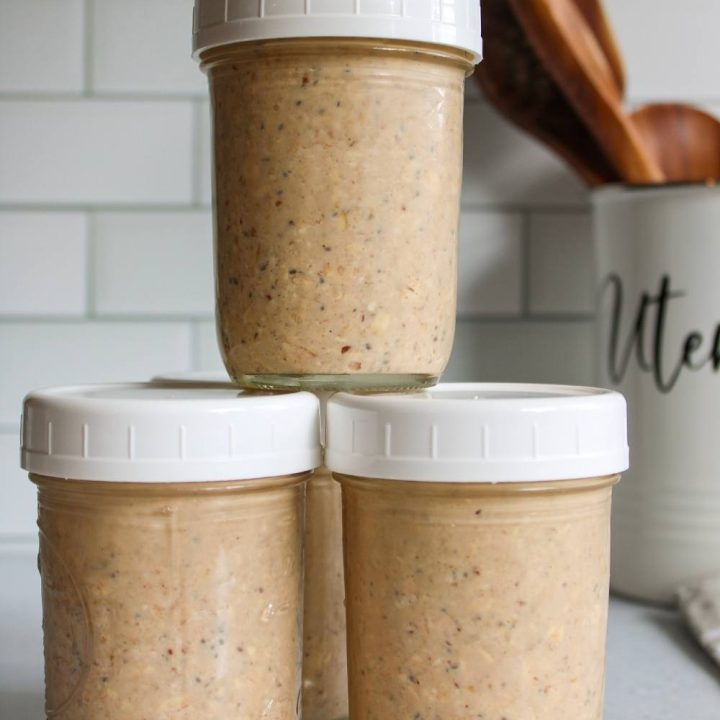 Protein Peanut Butter Overnight Oats