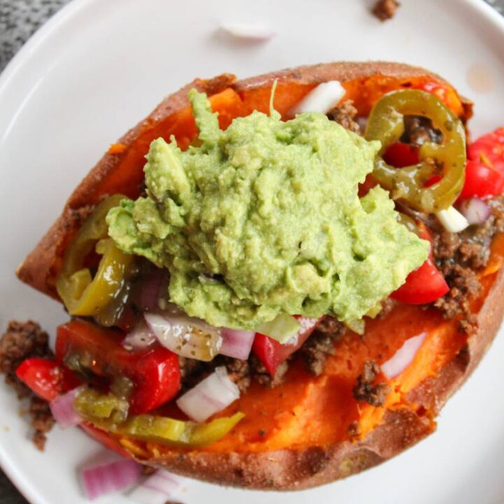 Taco Stuffed Sweet Potatoes