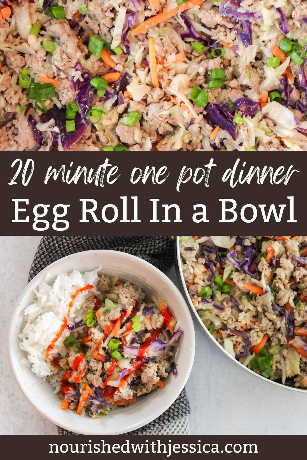 egg roll in a bowl